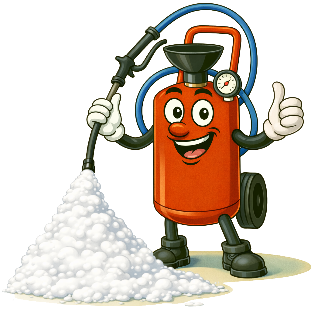 Mr Foam recommends foam application