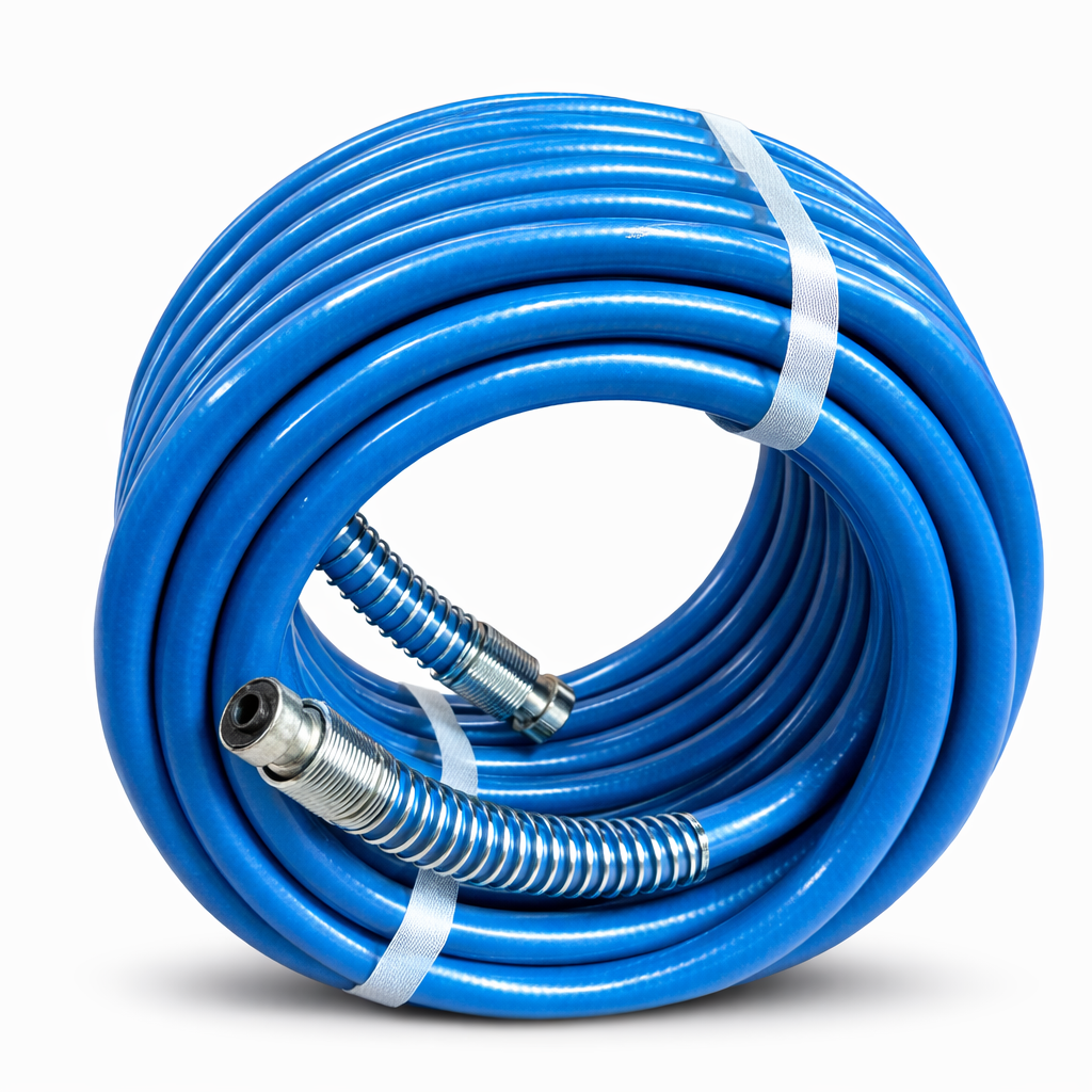 Blue heavy-duty hose