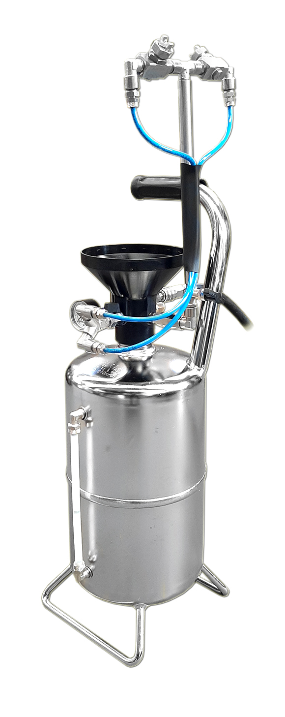 NBZ10XF 10 litre stainless steel pneumatic atomizer