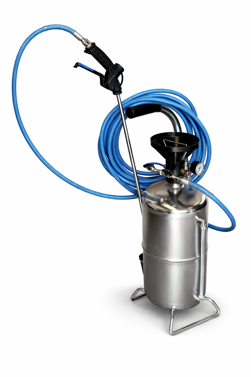 SCG10X pneumatic foamer 10 litres stainless steel 316L